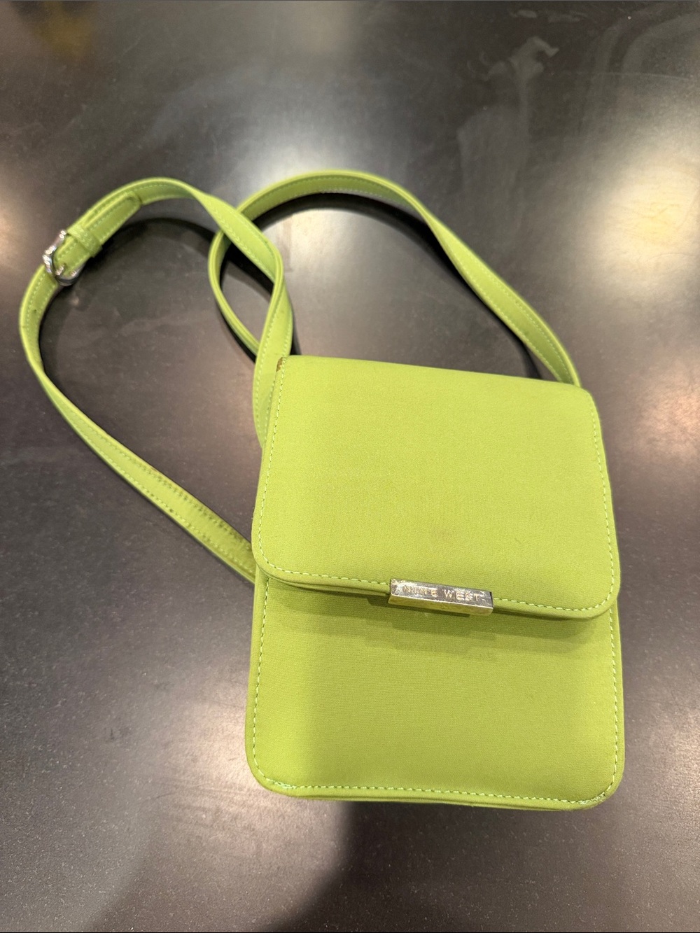 Nine West Lime Green Crossbody Bag